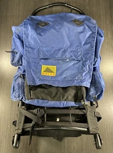 KELTY Super Tioga-R 809-L-1 Large External Frame Backpack Blue / Black Frame - Picture 1 of 17