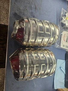 C8 Catalytic Converter COVERS. Removed with 400 miles on 2022 Z51 Stingray - Picture 1 of 9
