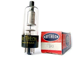3A3 Raytheon NOS Röhrenlampe TSF Röhre Ventilventilventil Ventil - Bild 1 von 1