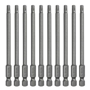 10PCS T25 Torx Screwdriver Bit Sets, 4‘’Length Magnetic Security Torx Bits Set - Picture 1 of 5