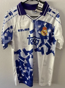 Camiseta del Real Madrid 1996 97 Patrocinio Teka Fútbol Retro Aficionados Versión Talla - S - Imagen 1 de 3