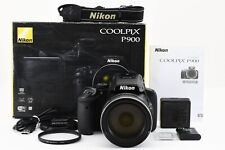 New ListingNikon COOLPIX P900 Black Digital Camera 16MP 83x Optical Zoom Japan box［N MINT］