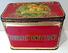 Hinged Lid Squirrel Confections Vintage Tin Candy Box - British Uk - 50?S Rare