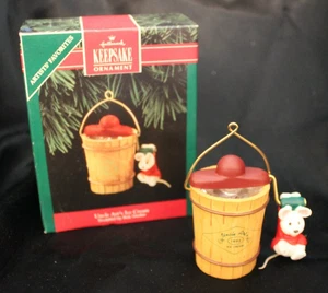 Hallmark Ornament - 1992 - Uncle Art's Ice Cream - QX500-1 - Bild 1 von 2