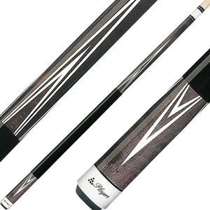 Players C-803 Pool Cue –Smoke Gray Maple, 4-Point Graphic, Irish Linen, 18–21 oz - Picture 1 of 3