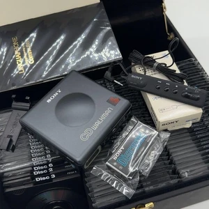 SONY D-82 CD WALKMAN Reproductor Compacto Disco Negro CONJUNTO BASURA - Imagen 1 de 9