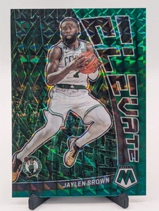 2022 Panini Mosaic 25 Jaylen Brown Elevate Green - Bild 1 von 2