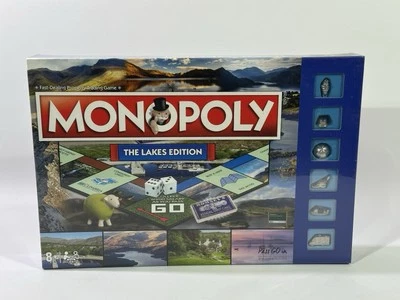 MONOPOLY The Lakes Edition Seen Sonder Edition English Brettspiel Neu HJ - Bild 1 von 2
