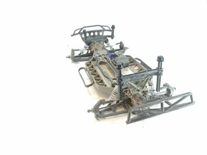 Traxxas Slash 4x4 1/10 Short Course Truck Roller Slider Chassis w/ Servo Used UG - Picture 1 of 10