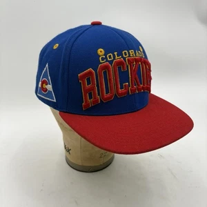 Colorado Rockies Rocky Hockey NHL Throwback Adjustable Hat Cap Zephyr Vintage - Picture 1 of 10