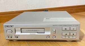 SONY TC-TX333 Auto-Reverse Cassette Deck Rare tested and in very good condition - Picture 1 of 10