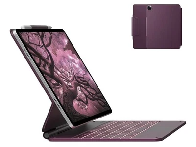 typecase Edge Keyboard Case for iPad Air 13" & Ipad Pro 12.9" (Raspberry) - Image 1 of 4