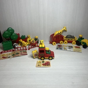 Duplo Lego Zoo Keeper Lot Of 3 Sets # 2664 , 2661 , 1673 All Complete No Box’s - Picture 1 of 10
