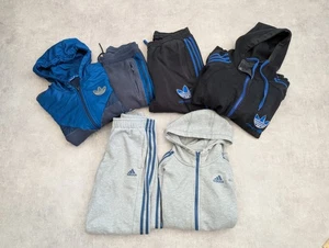 Adidas Tracksuit Mens Small Hoodie Jkt Trousers Bottoms Joggers 3x Sets Job Lot - Picture 1 of 22