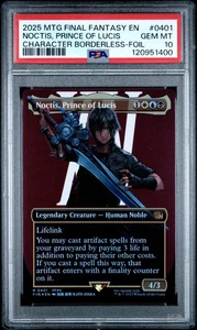 Noctis, Prince Of Lucis #0401 Magic MTG Final Fantasy Borderless-Foil PSA 10 - Picture 1 of 2