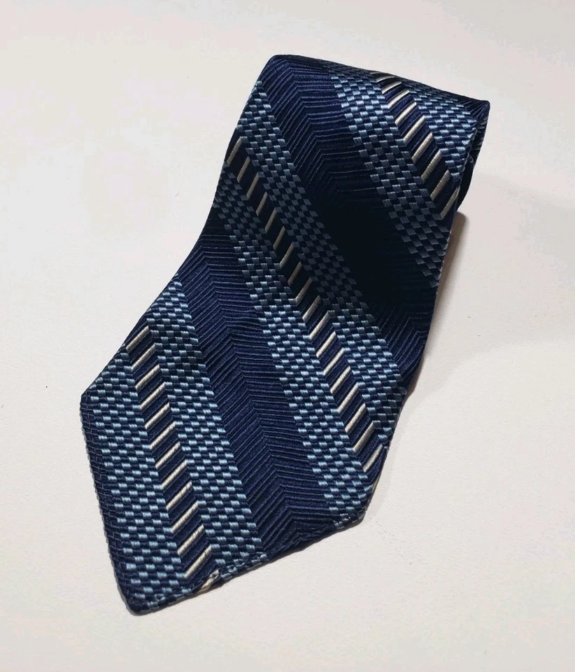 RARA Corbata Ultra De Colección 46.5" 20s 30s 40s Sin Forro Abstracto Hecha a Mano EE. UU. Foto 1 de 4