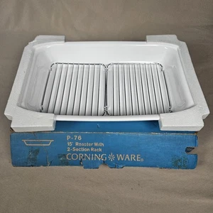 Corning Ware 11 x 15" Blau Kornblume Offen Bräter Backform P-76-B Offener Karton - Bild 1 von 4