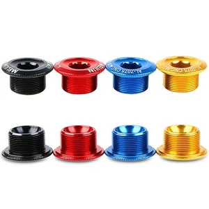 For -Shimano Crank Arm Fixing Bolt Screws Arm Bolt CNC Cap Cover Crank - Picture 1 of 8