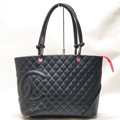 NO TARIFF Chanel Tote Bag  Black Lamb Skin 2877519 - Image 1 of 4