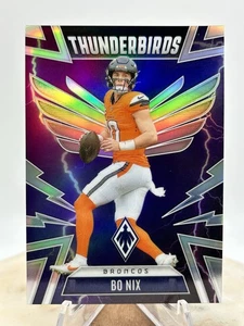 2025 Panini Phoenix Bo Nix THUNDERBIRDS #15 Denver Broncos - Bild 1 von 3