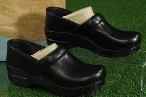 DANSKO PROFESSIONAL CABRIO CLOGS SHOES WOMENS EU 39, BLACK ~ 806-020202 ~ NEW! - Picture 1 of 7