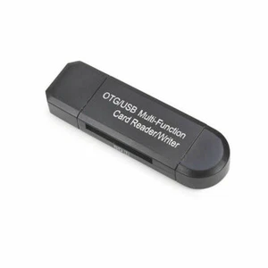 USB 2.0 SD Memory Card Reader Adapter SDHC SDXC MMC Micro Mobile T-FLASH HOT F - Afbeelding 1 van 14