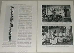 1937 NATIVE Mexican Flying Pole Dance magazine article, Otomi, MEXICO - Bild 1 von 7