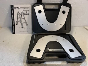 Gorilla Ladder 4 in 1 Aluminum Ladder Static Hinge W/ Tool Wrenches & Hard Case - Picture 1 of 5