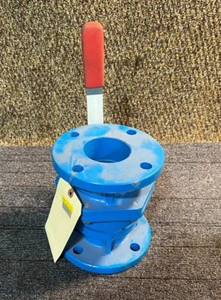 American Valve  Cast Iron Flanged End Ball Valve 3inch 200W, W/ Operator Handle - Picture 1 of 7