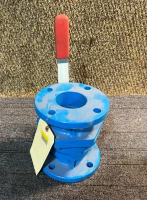 American Valve  Cast Iron Flanged End Ball Valve 3inch 200W, W/ Operator Handle - Image 1 of 4