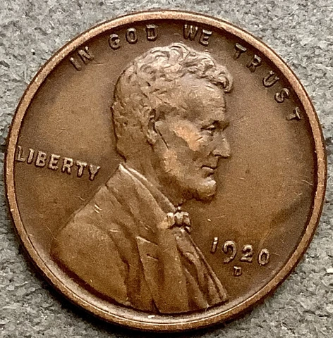 1920 D * Lincoln Wheat Cent - Higher / High Grade ~A944 Cover