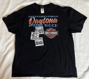 Herren 2X schwarz Daytona Bike Week 2012 Harley Davidson T-Shirt doppelseitig - Bild 1 von 7