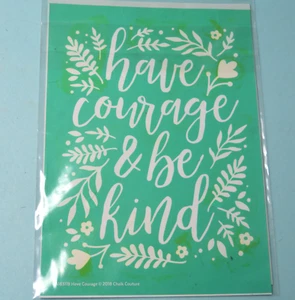 Courage Chalk Couture  Stencil used - Picture 1 of 1