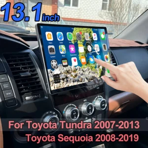 13.1'' Carplay Car Stereo Radio For Toyota Tundra 2007-2013/Sequoia Navi QLED - Picture 1 of 23