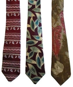 3 x Krawatten Retro Vintage Funky Multi Print Sans Rivaldo & Madisson Ave - Bild 1 von 5