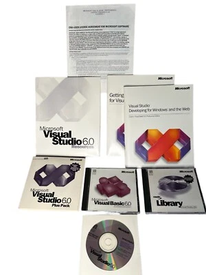 Microsoft Visual Basic 6.0 Professional Edition Windows 95, NT 4.0 or Later - Image 1 of 4