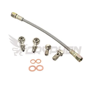 Turbo Oil Feed Line Kit for Nissan Cabstar Navara D22 YD25 YD25DDTI RHF4H VN4 - Picture 1 of 3