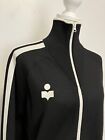 Isabel Marant Black Track Top 12 40 Sports Luxe Knit Jersey Zip Thru Top Casual