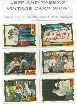 1983 年 Donruss Dukes of Hazzard 卡/请参阅下拉菜单 U 将收到卡 — 第 1/4 张图片