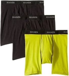 Hanes Kids Boy's 245275 Platinum Cotton Assorted Boxer Brief Underwear Size XL - Picture 1 of 2