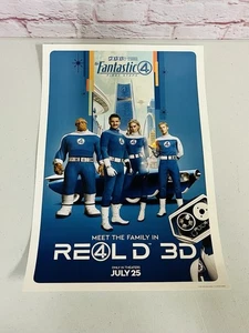 Fantastic 4: First Steps Marvel B&B Theaters Original Movie Theater Promo Poster - Picture 1 of 9