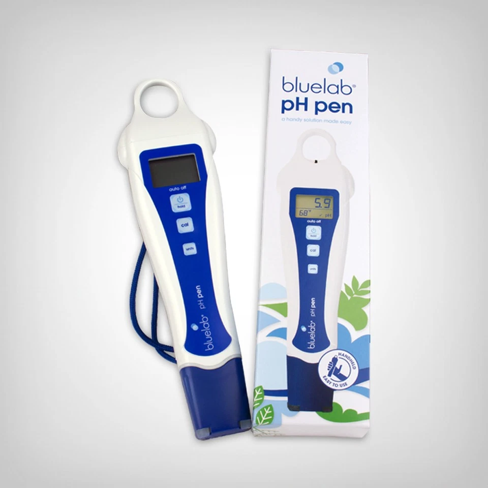 Bluelab pH Pen pH-Meter pH-Messgerät pH-Wert Temp Messen Grow Aquaristik