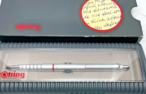 Rotring 400 Ballpoint Pen Silver Color Barrel Made in Germany - Picture 1 of 10