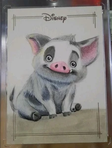 2025 Topps Chrome Disney Pua Sketch Semra Bulut Auto 1/1 - Picture 1 of 2