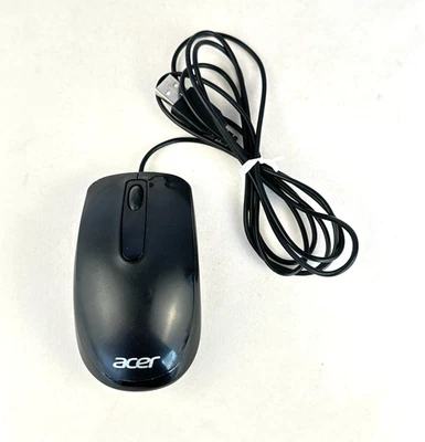 Acer Wired Optical USB Mouse 3 Button Layout Tested Working Preowned 11200.123 - Image 1 of 4