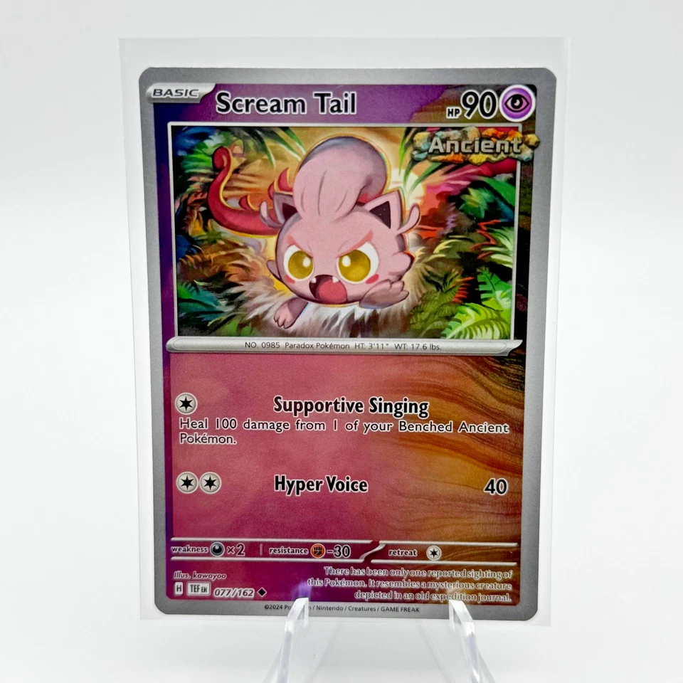 Scream Tail 077/162 SV05: Temporal Forces Reverse Holo - Image 1 of 1