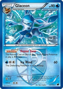 Glaceon (Team Plasma) - Plasma Freeze (PLF) (Moderate Play MP) - Picture 1 of 1