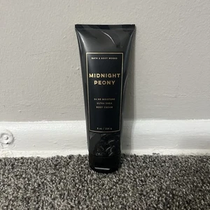 Bath & Body Works 24 Hour Moisture Ultra Shea Body Cream Midnight Peony NEW 8 Oz - Picture 1 of 8