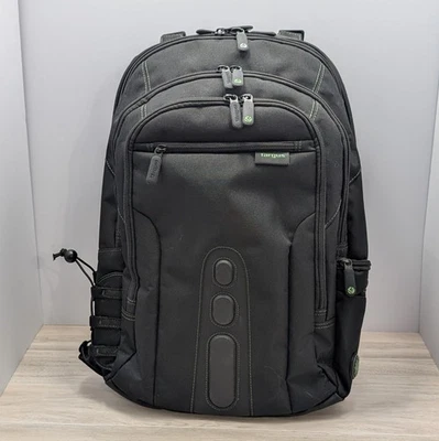 Mochila para computadora portátil Targus TBB013US negra bolsa de trabajo de viaje de negocios escuela de cercanías Foto 1 de 4