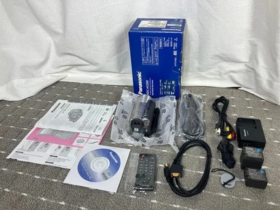 Panasonic HDC-HS300 Silver HD Camcorder 120GB HDD 12x Zoom w/Box - Image 1 of 4